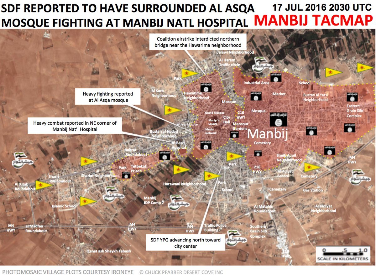 Click to enlarge Manbij Syria Syrian Democratic Forces YPG