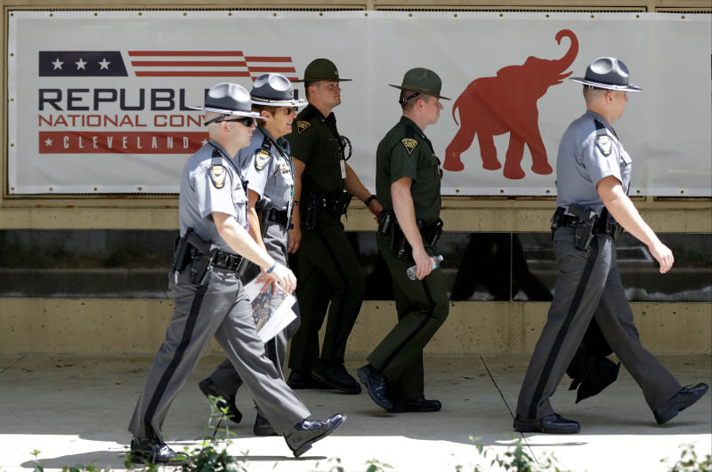 police RNC Cleveland
