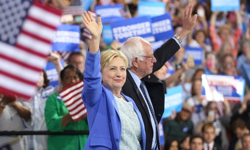 clinton sanders