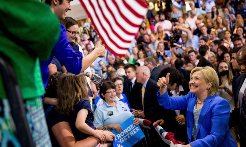 Click to enlarge Hillary Clinton