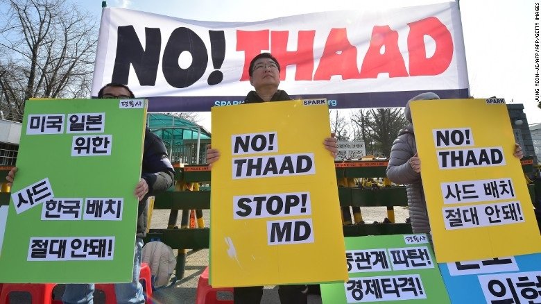 THAAD protest South korea
