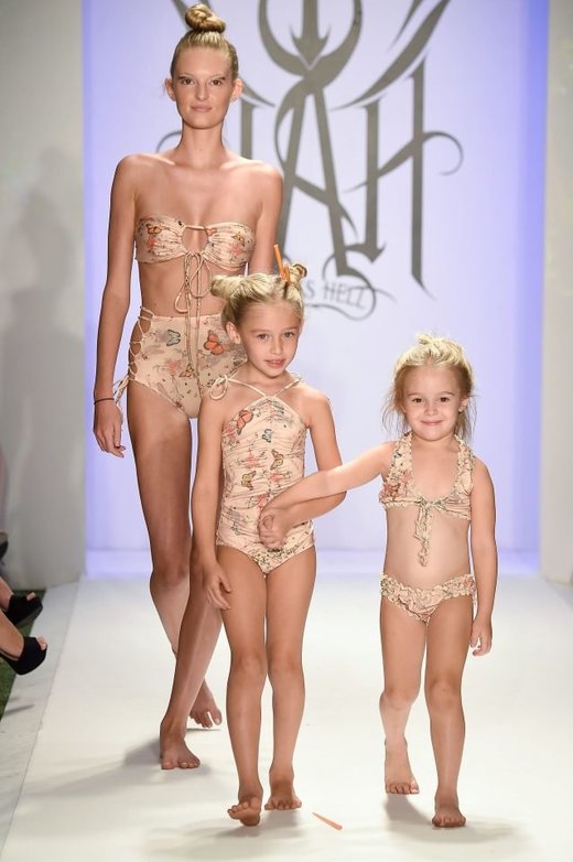 Click to enlarge Children in bikinis