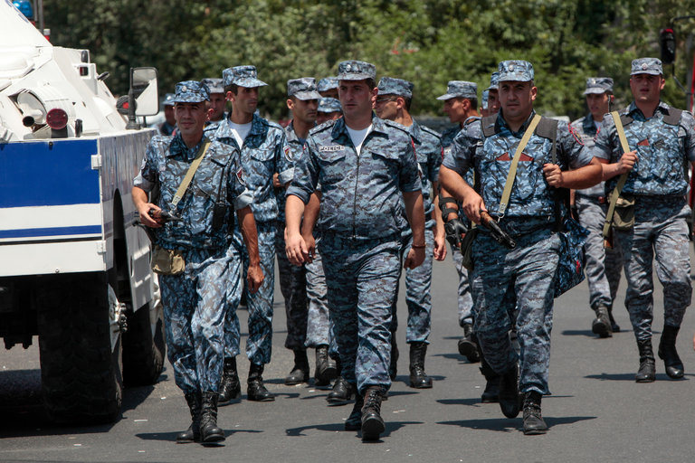 Yerevan Armenia hostage police 