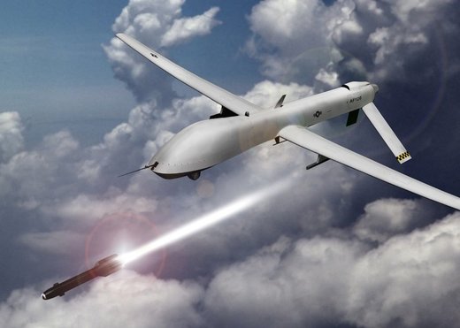 drone firing missile