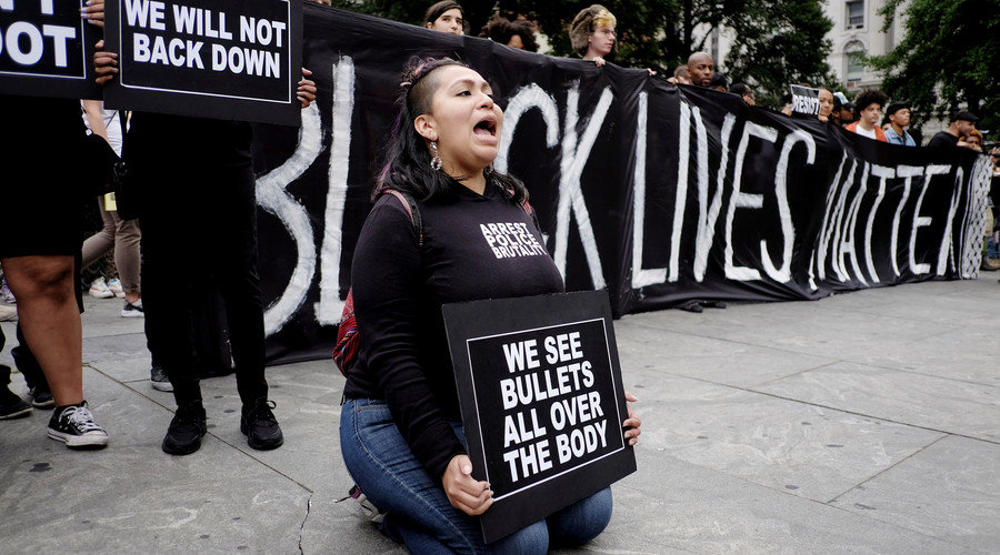 Click to enlarge Black lives Matter New York protest