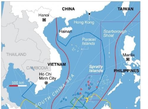 Map of South China Sea