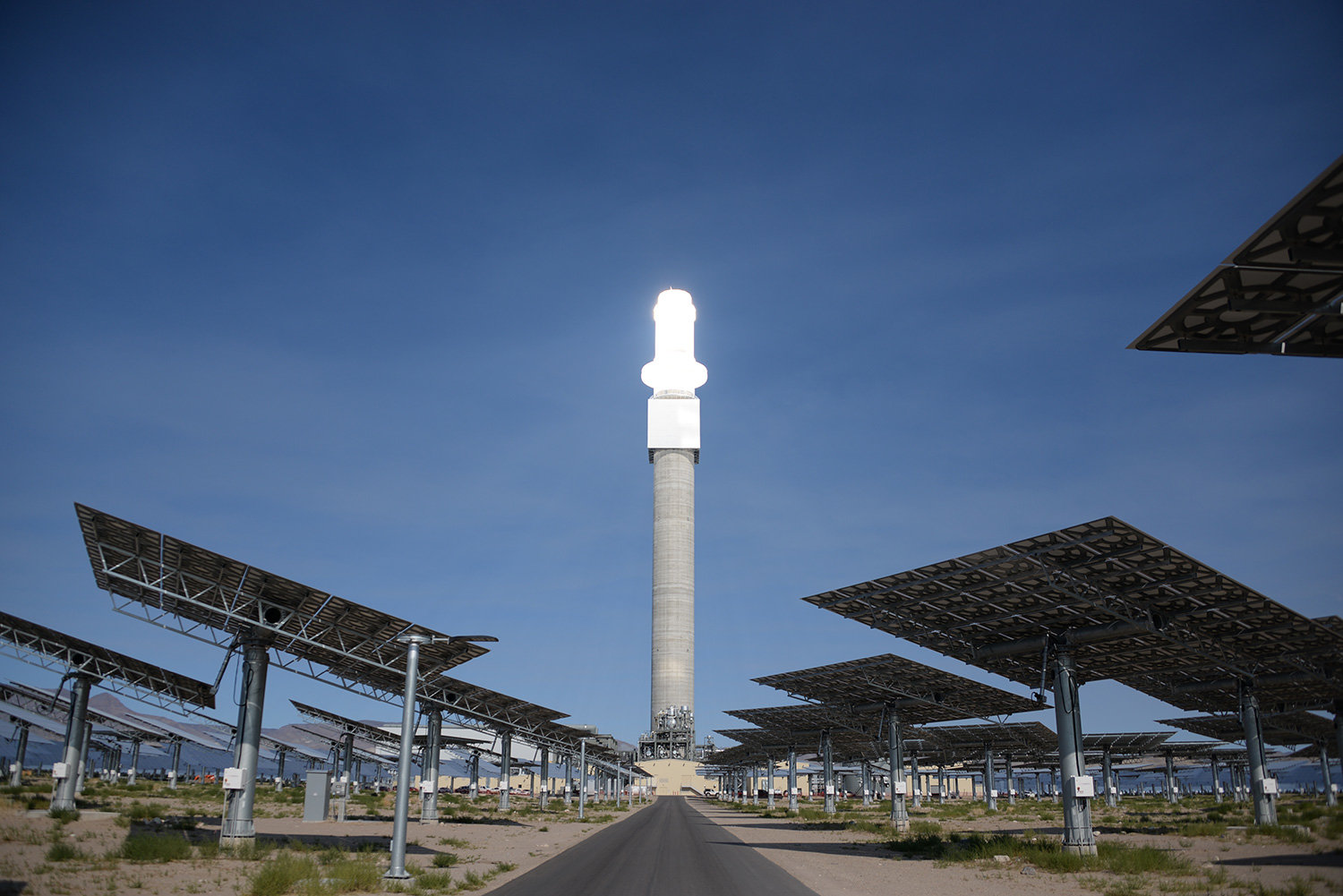 Click to enlarge solar power plant