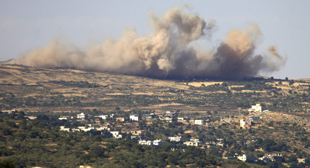 Golan Heights shelling