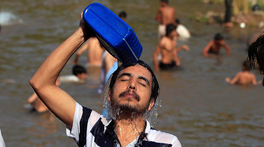 people swimming