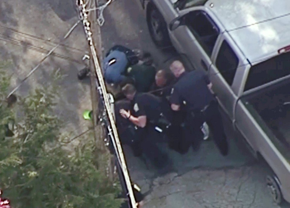 police beating