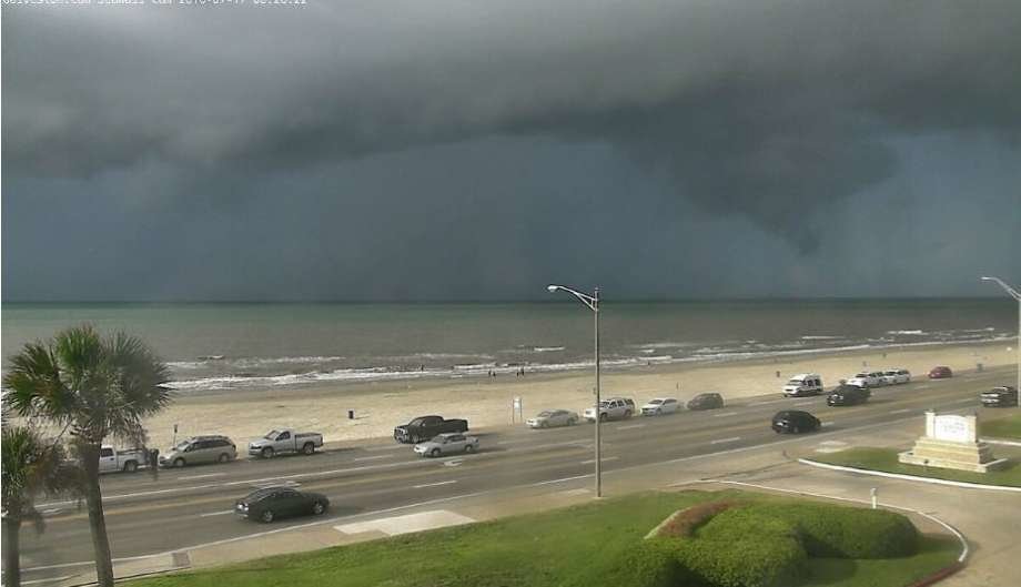 Click to enlarge Waterspout in Galveston