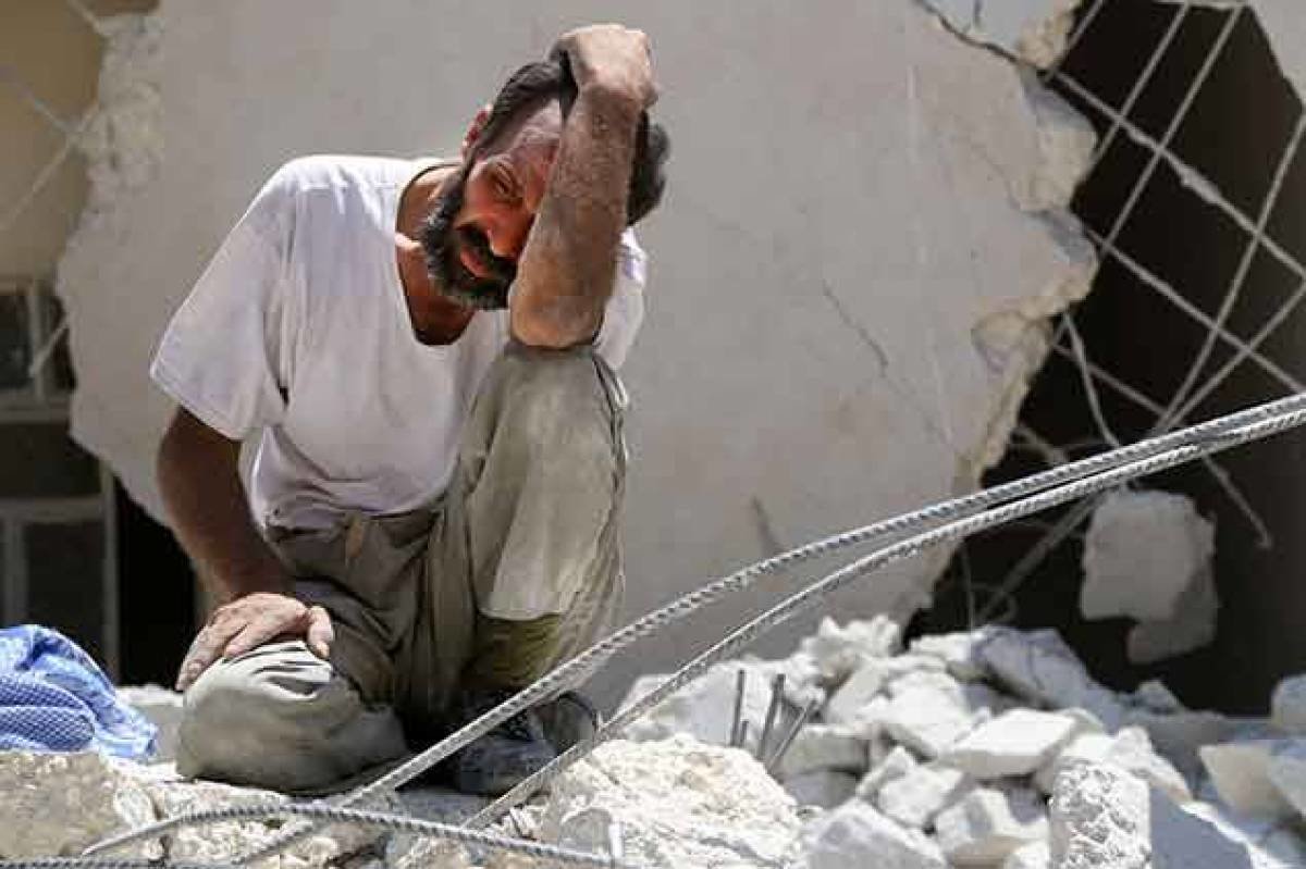 Civilian victim in Syria bombing