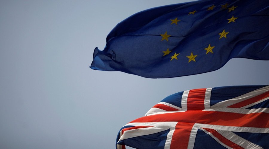 britian EU flags