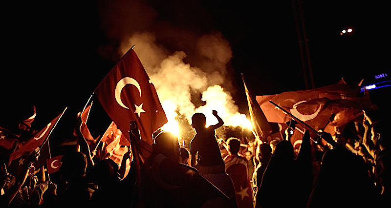 Click to enlarge Turk coup scene