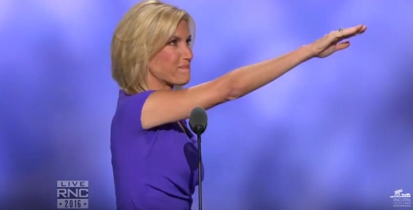 ingraham nazi salute