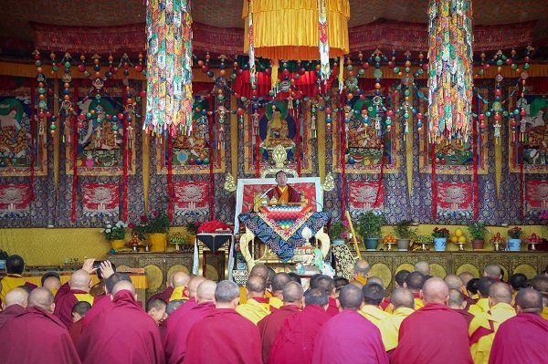 Click to enlarge tantric Kalachakra ceremony