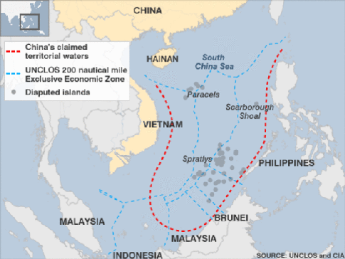 disputed south china sea