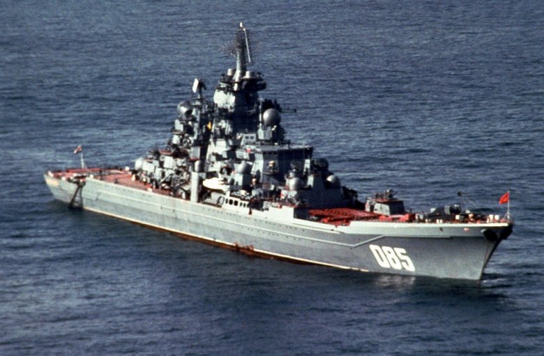 Click to enlarge Russian cruiser Kalinin