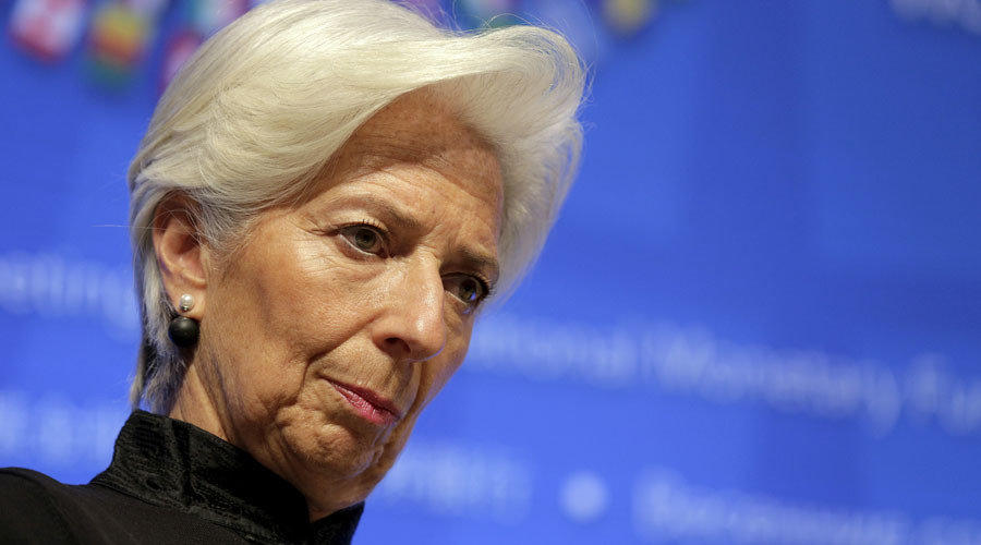 Click to enlarge IMF chief Christine Lagarde
