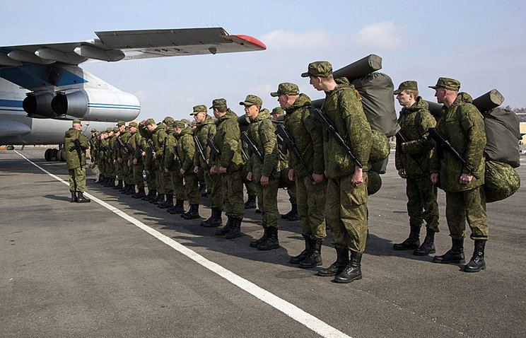 Russian troops