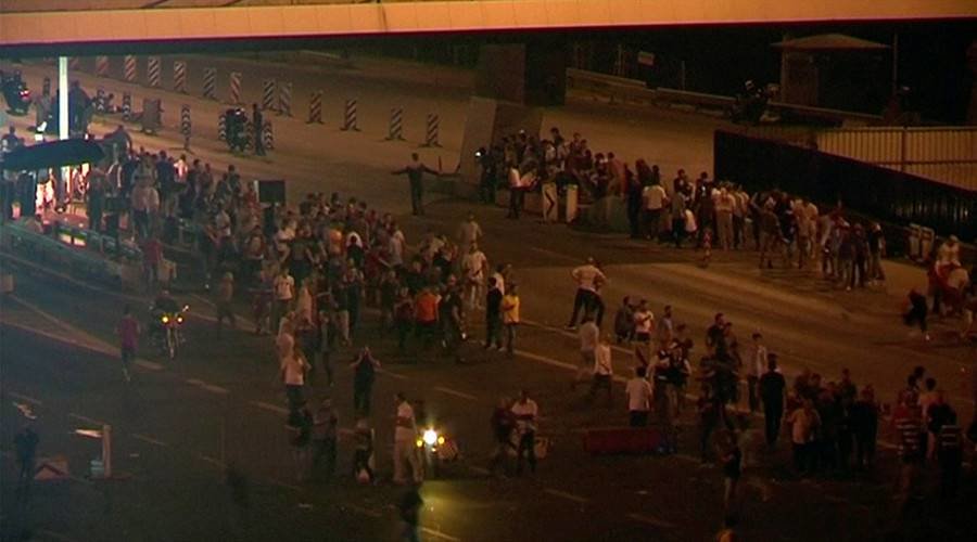 Click to enlarge Bosphorus Bridge coup Istanbul