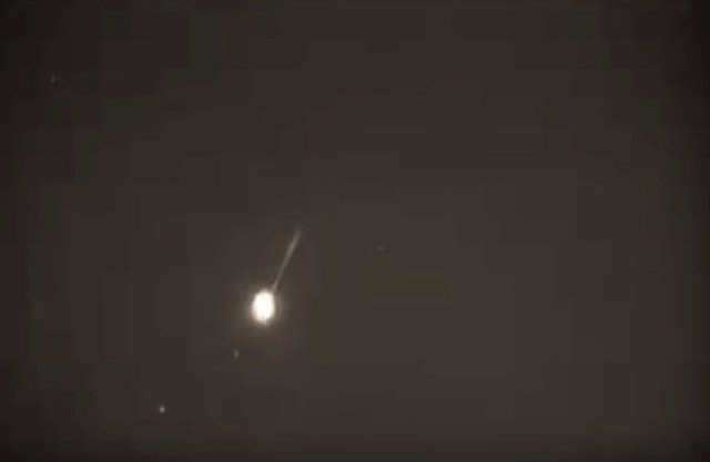 Fireball in Osaka, Japan