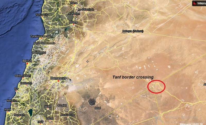 Click to enlarge illegal base Syria