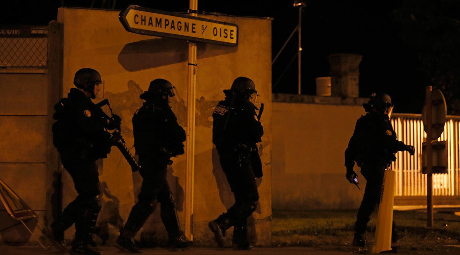 French police officers in Paris