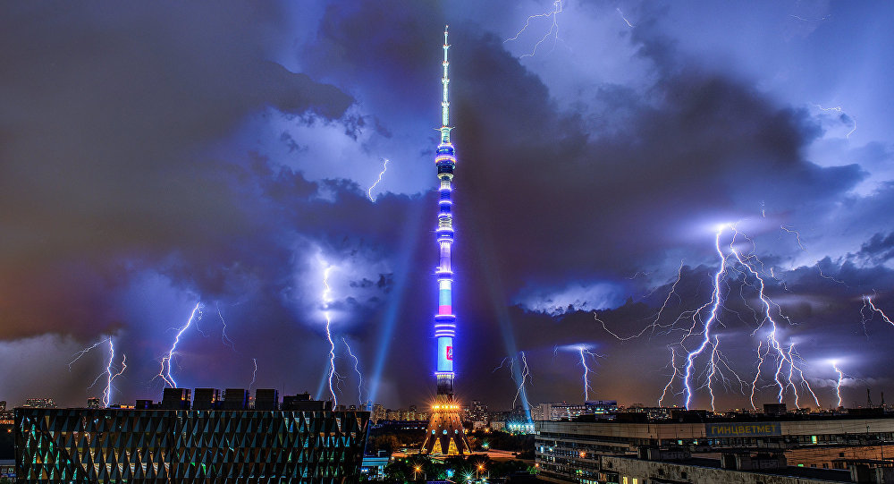 Moscow lightning