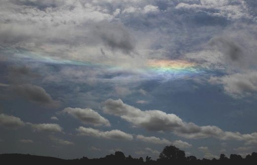 iridescent cloud