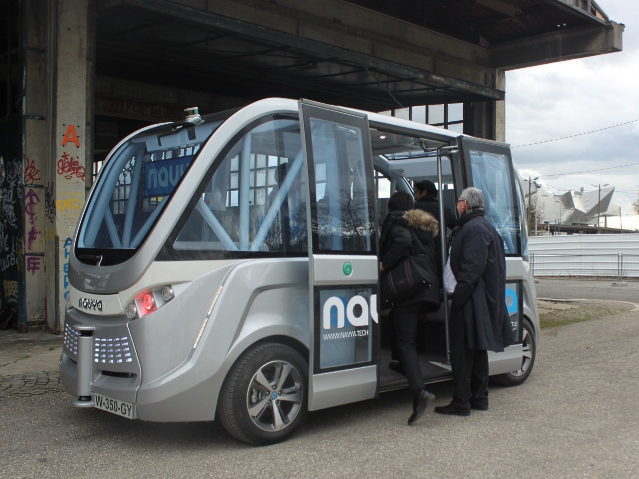 Navya Arma self driving shuttle