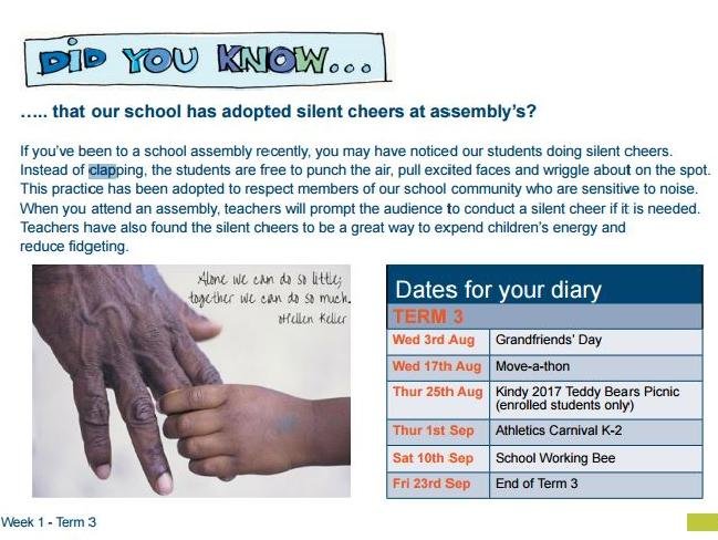Click to enlarge silent cheers australia