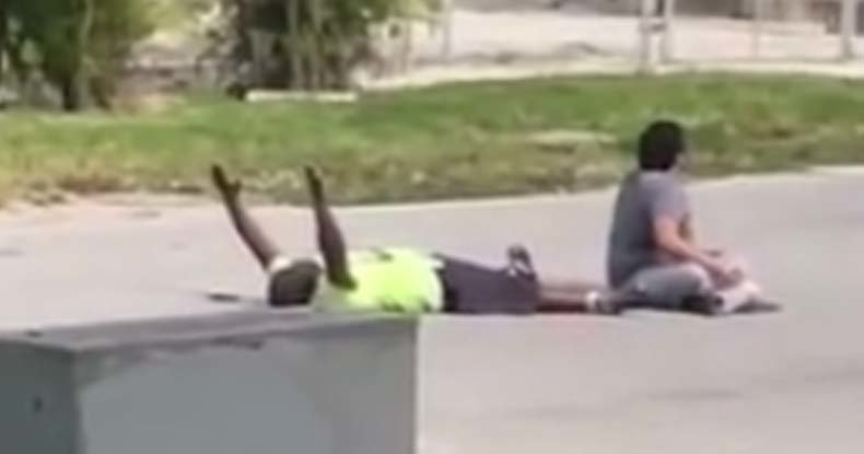 police shoot caregiver