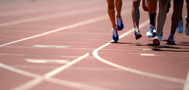 running feet