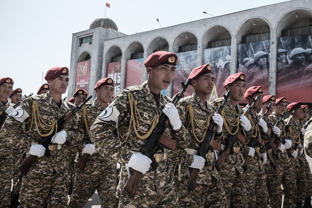 kyrgyzstan military parade