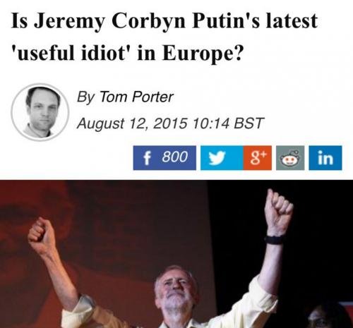 Click to enlarge Jeremy Corbyn is Putin's useful idiot