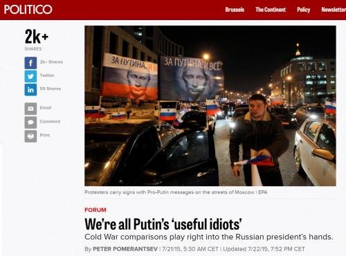 Click to enlarge Evertone is Putin's useful idiot