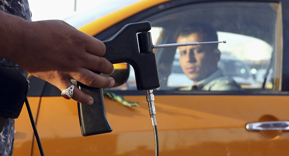 Iraq police using bomb detector