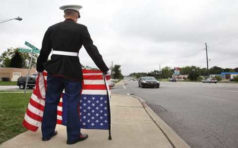 marine protest