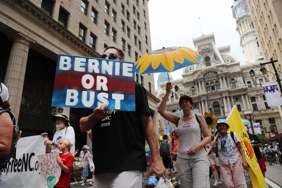 Bernie Sanders march