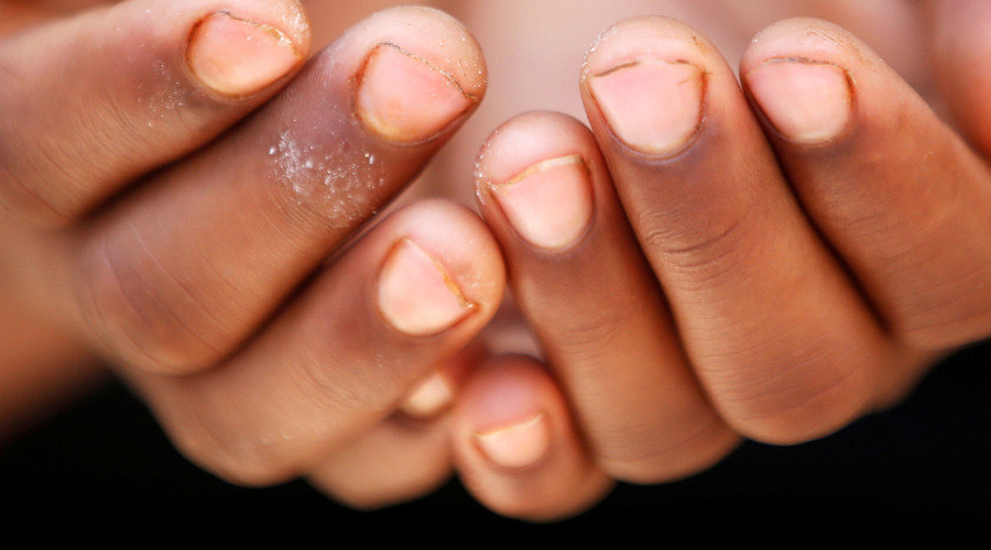child's cupped hands