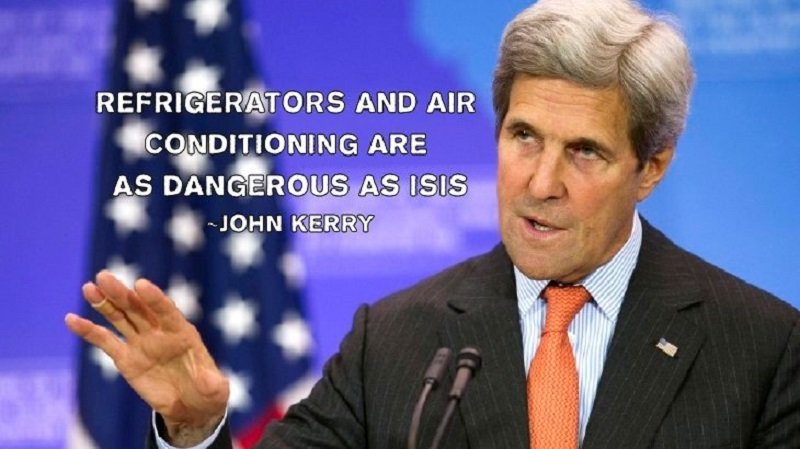 John Kerry, Airconditioners, ISIS
