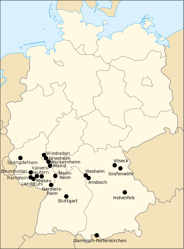 map Germany