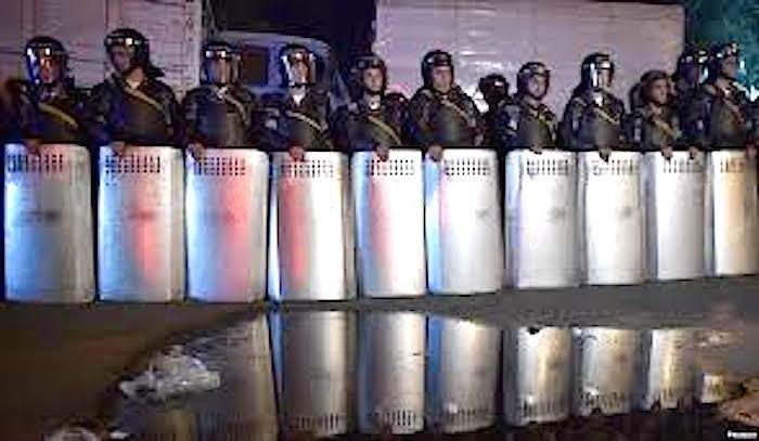 riot police yerevan