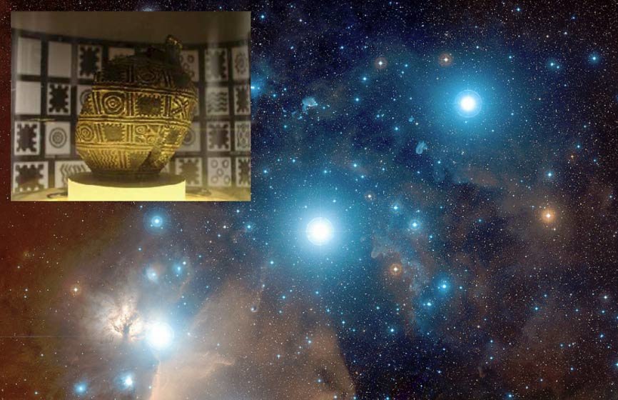 Orion's Belt Vucedol Pot calendar