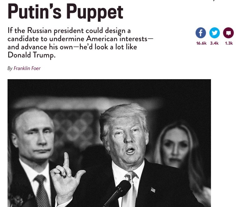 Click to enlarge Photoshop picture of Putin and Trump