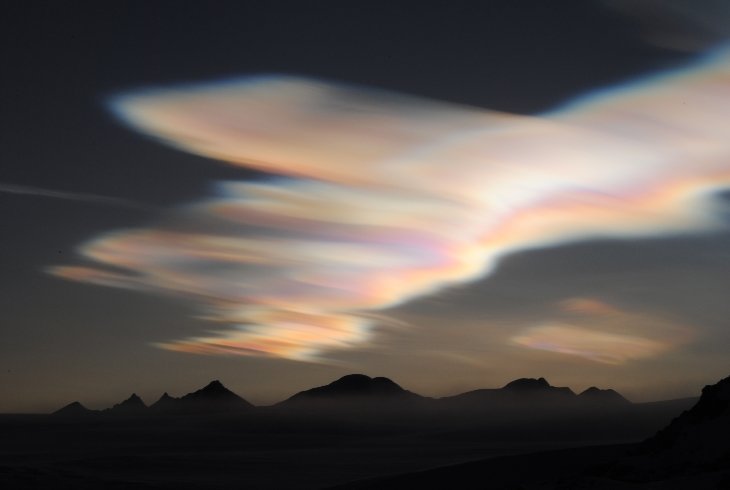 Click to enlarge Polar stratospheric cloud