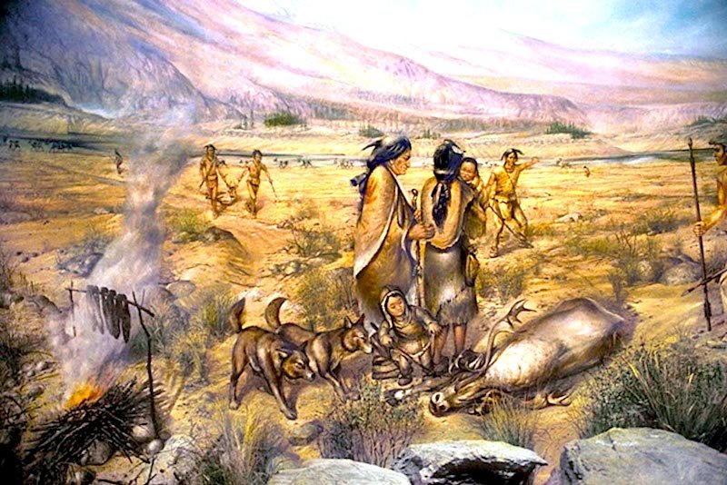 Click to enlarge paleo indians