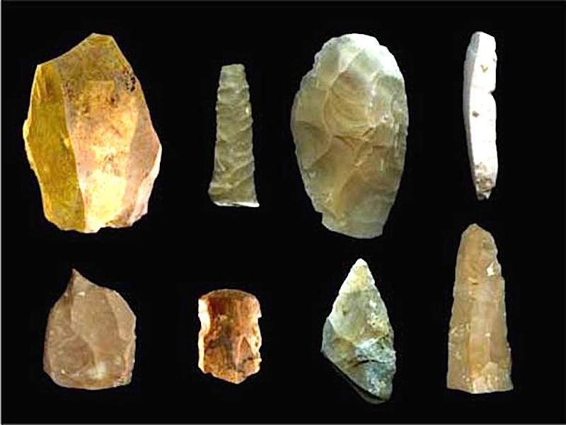 Click to enlarge pre-clovis artifacts