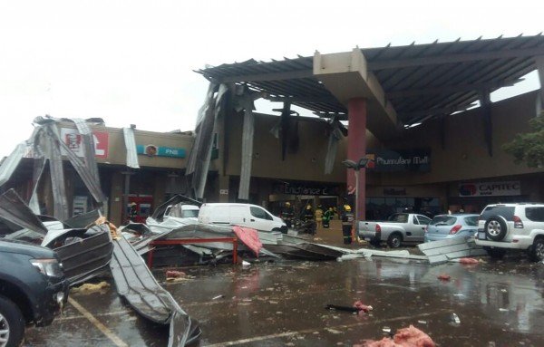 Gauteng tornado damage
